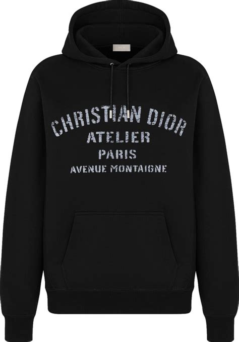 dior mens hoodies|dior black hoodie.